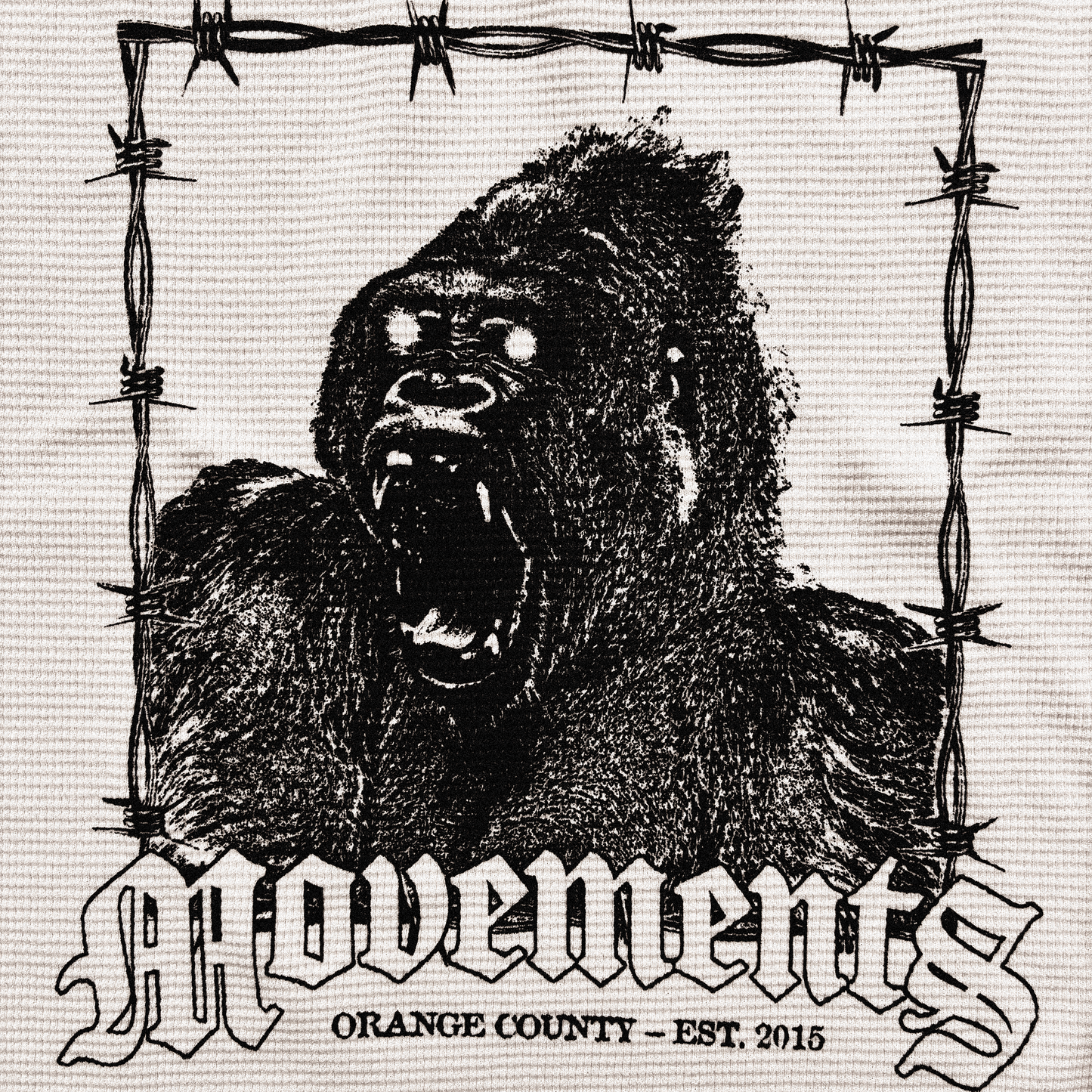 Gorilla Heavy Waffle Crew Neck