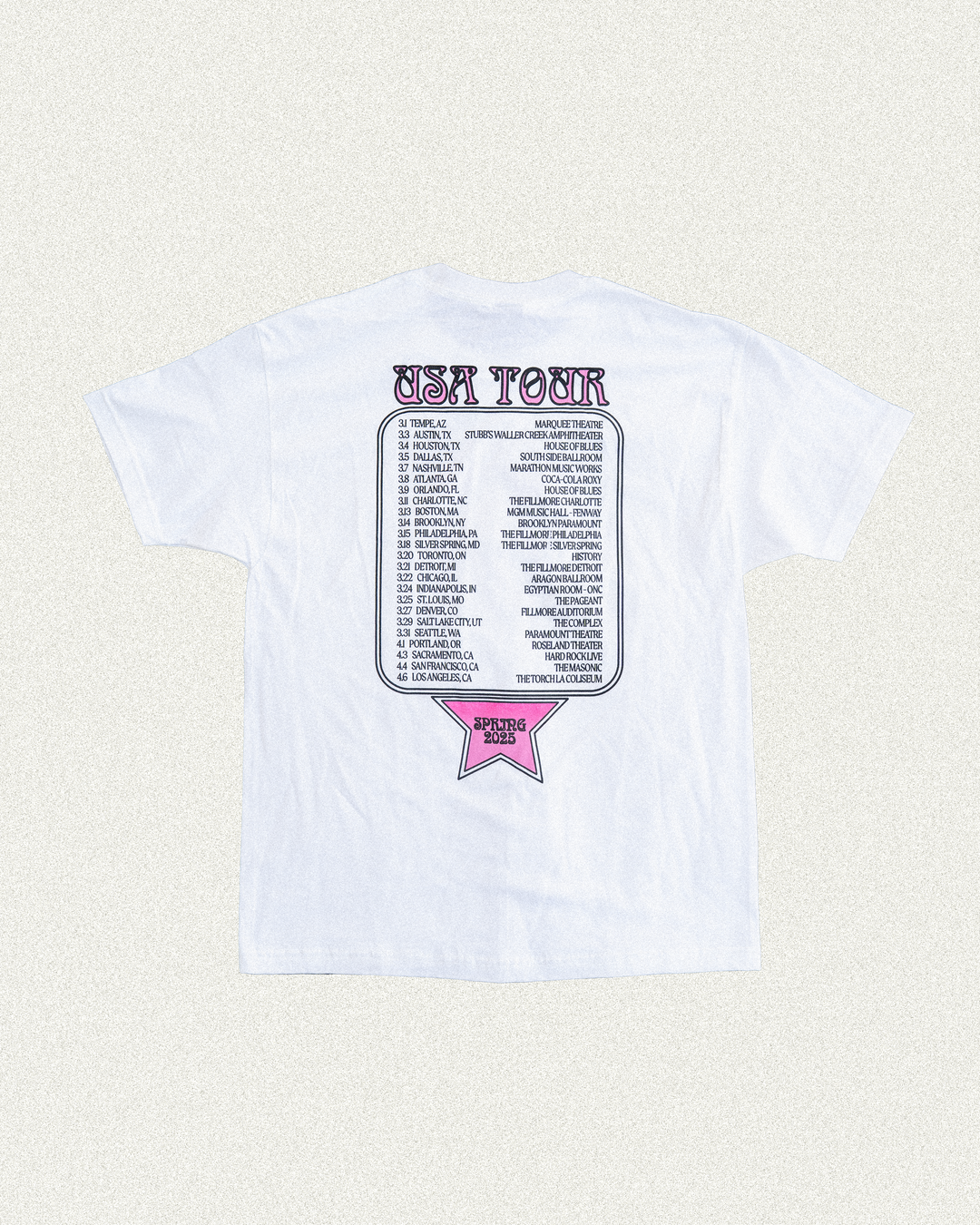 Star Girl Tour Tee