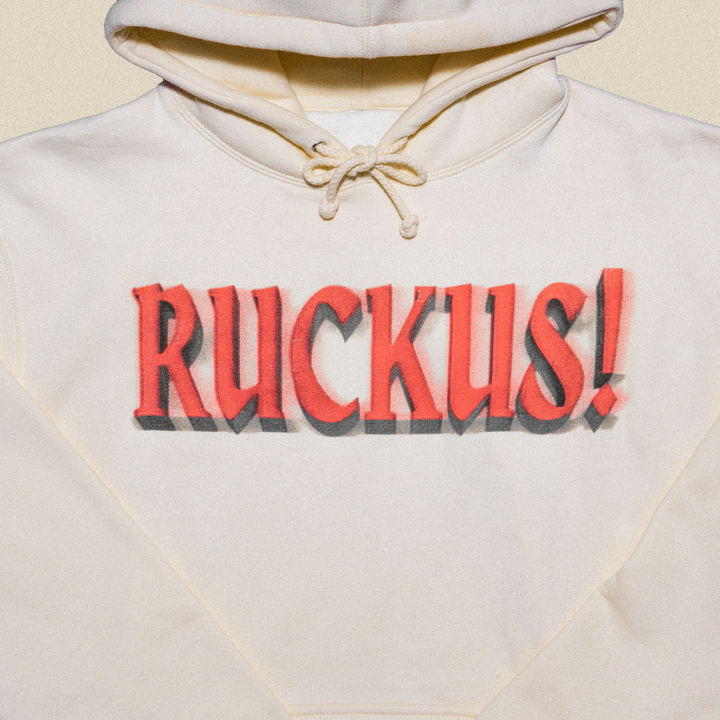 Ruckus! Hoodie (Red Logo)