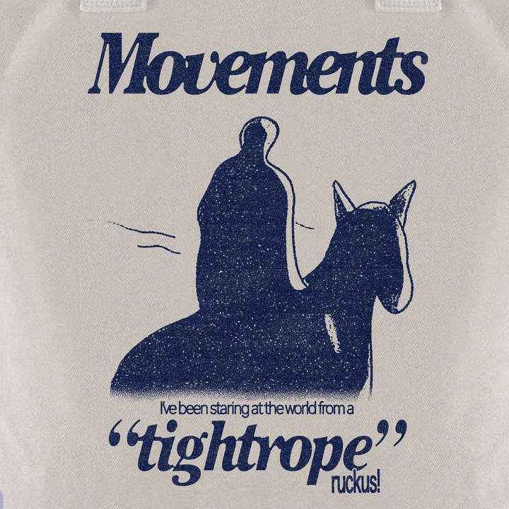 "Tightrope" Premium Denim Tote