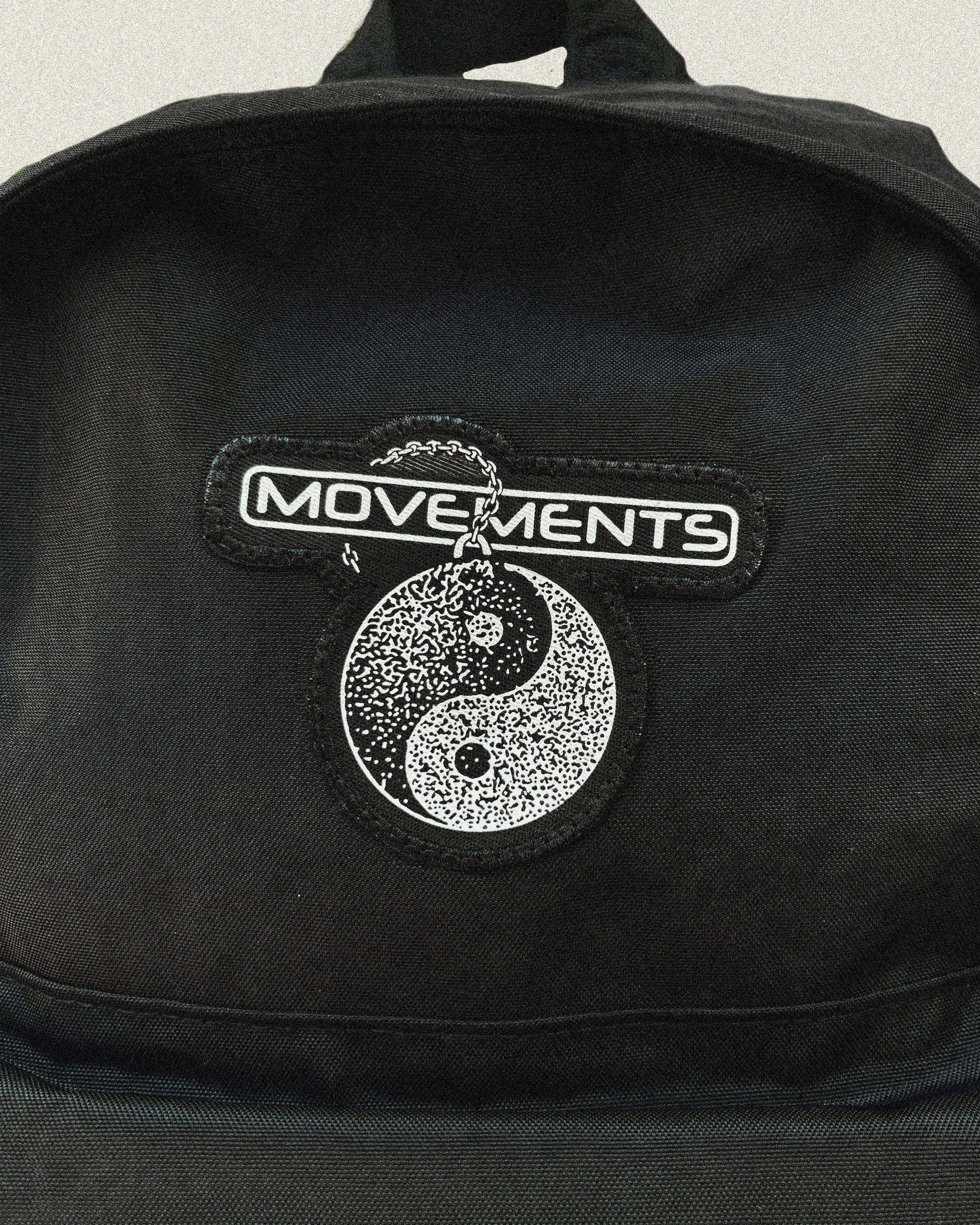 Gestickter Aufnäher (Patch) Mit Flaggen- & Yin-Yang-Motiv – Für Rucksack, Jacke, Thermoaufkleber