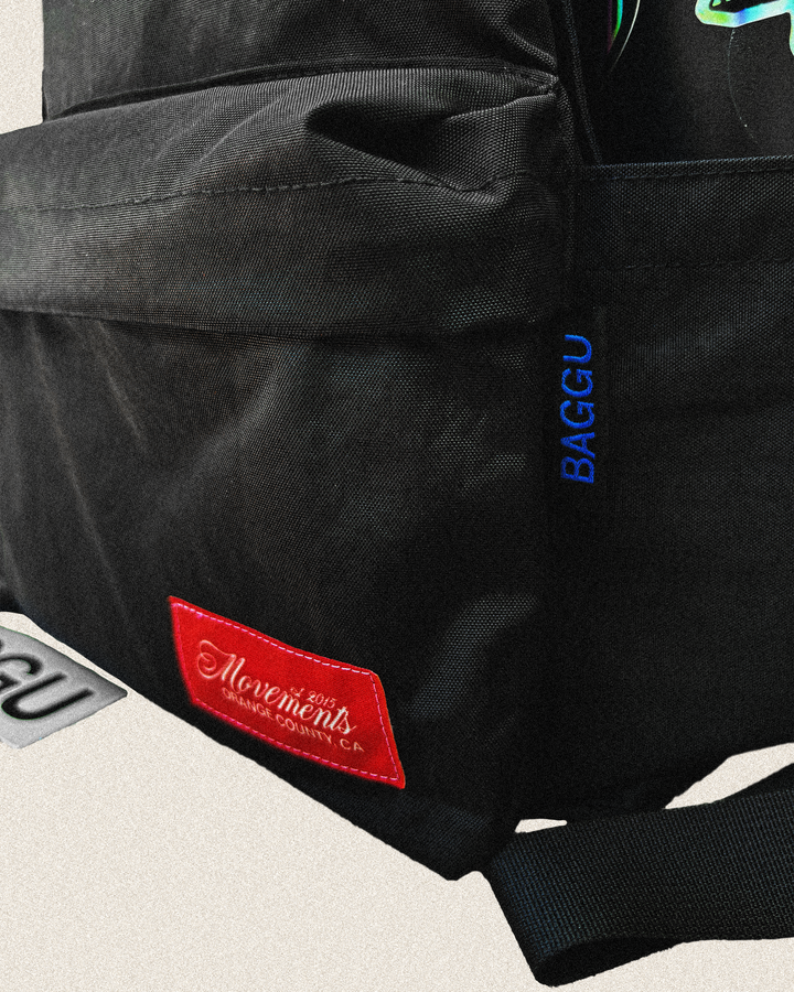Yin and Yang Patch Baggu Nylon Backpack