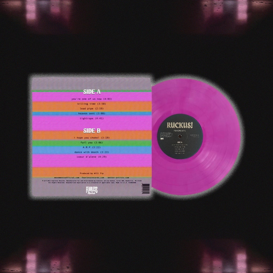 Ruckus!  -  Vinyl Opaque Violet  -   (Band Exclusive Artwork - Limited to 1,500)
