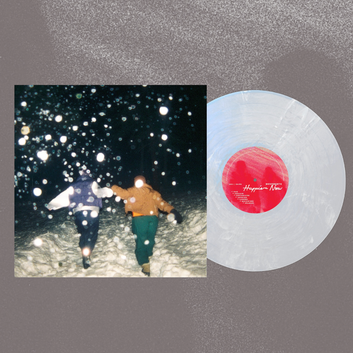 Happier Now  -  Vinyl Iridescent White W/ Blue  -  (Band Exclusive - Limited to 1,000)