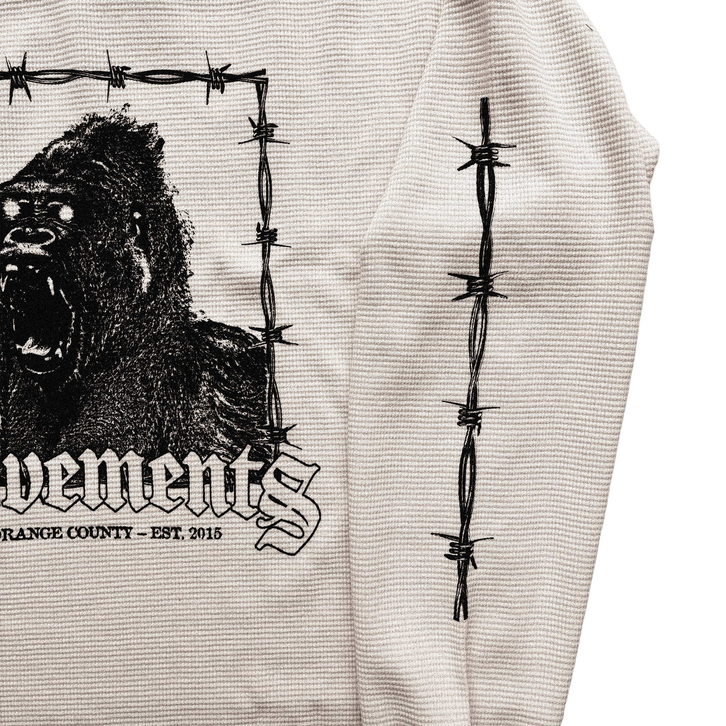 Gorilla Heavy Waffle Crew Neck