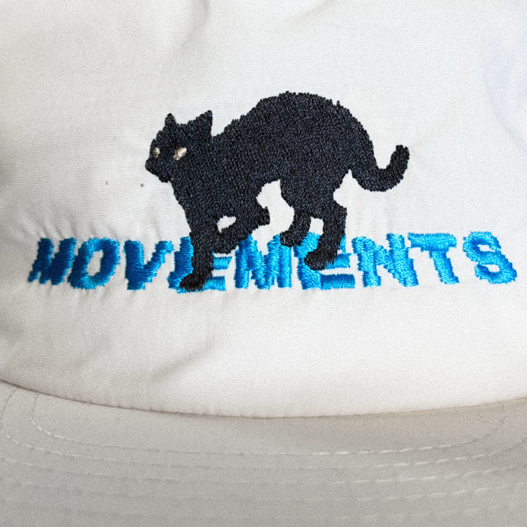Embroidered Cat Nylon Hat